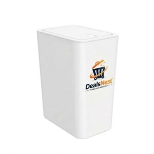 DealsNest Rectangular Plastic Waste Basket with Push Button Lid