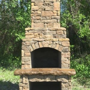 Stone Age Manufacturing 18" Veranda DIY Outdoor Fireplace Wood