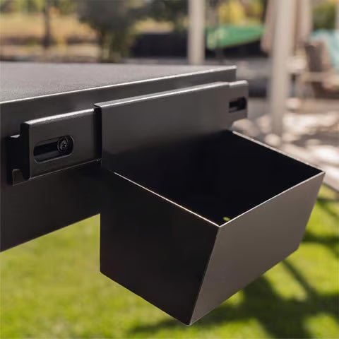 Forged 4 Burner Liquid Propane Outdoor Griddle with Hood Black - Image 4