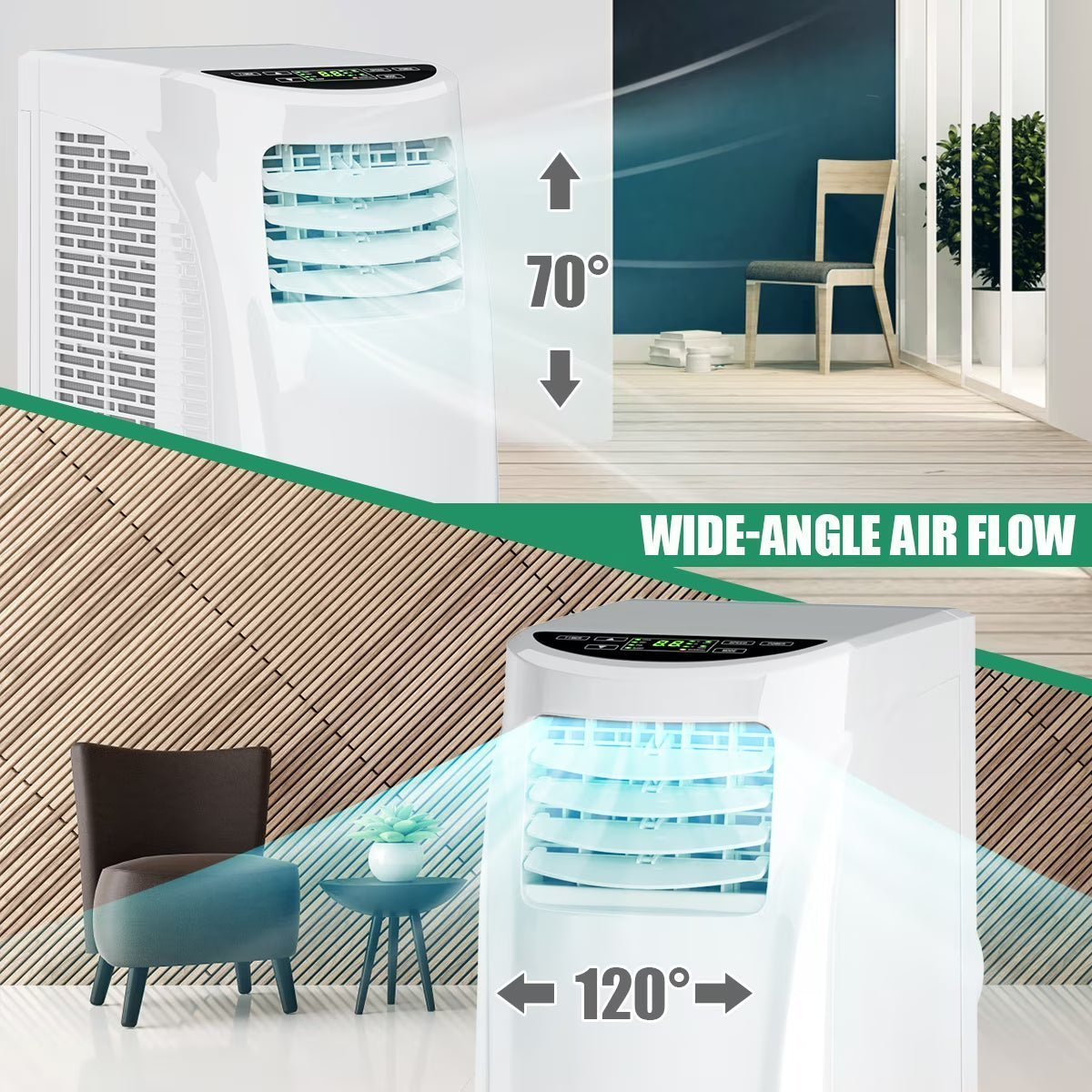 Costway Portable Air Conditioner 5500 BTU Dehumidifier - Image 3