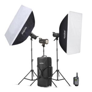 Godox SK300II-V Studio Flash Monolight 3-Light Kit 300 1 Second
