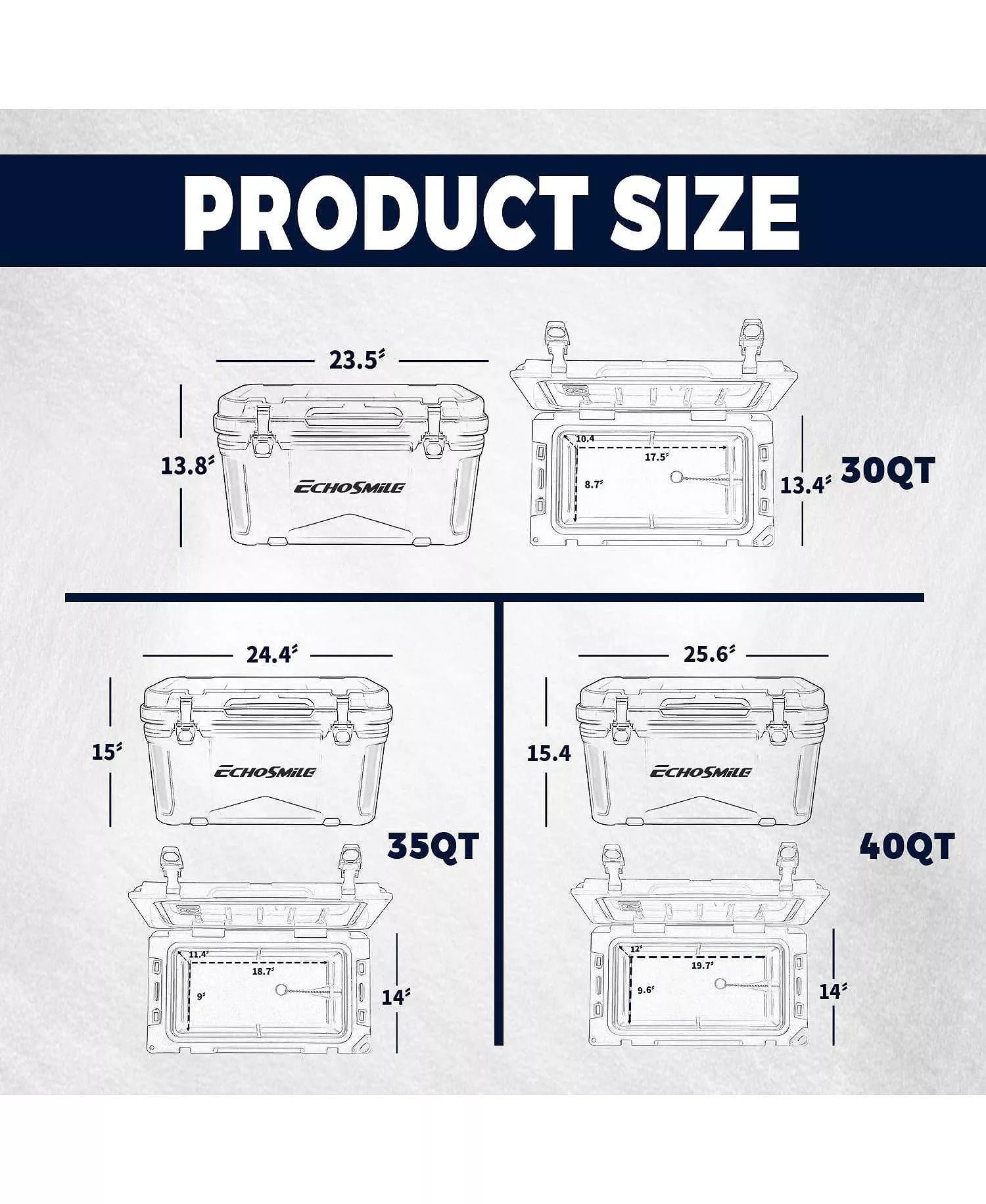 35 Quart Rotomolded Cooler, Built to Stand up to The Rigors of The Journey - Image 2