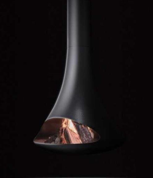 "Float" Modern MCM Floating fireplace