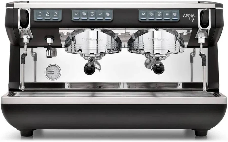 New Commercial Espresso Coffee Machine, Black - Image 2