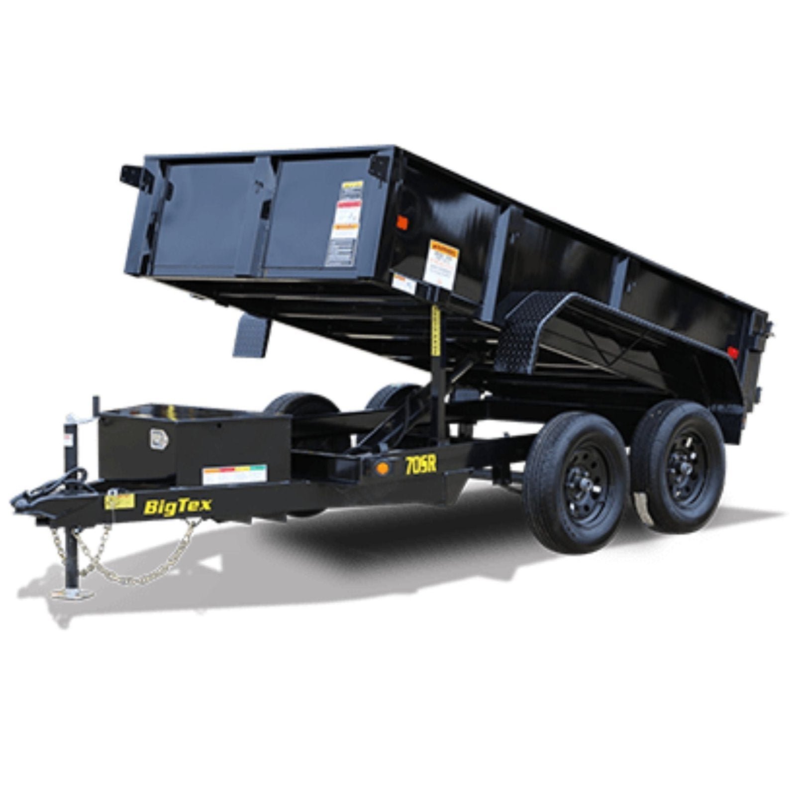 Big Tex Tandem Axle Single Ram Dump Trailer – – 70SR-10-5WDD