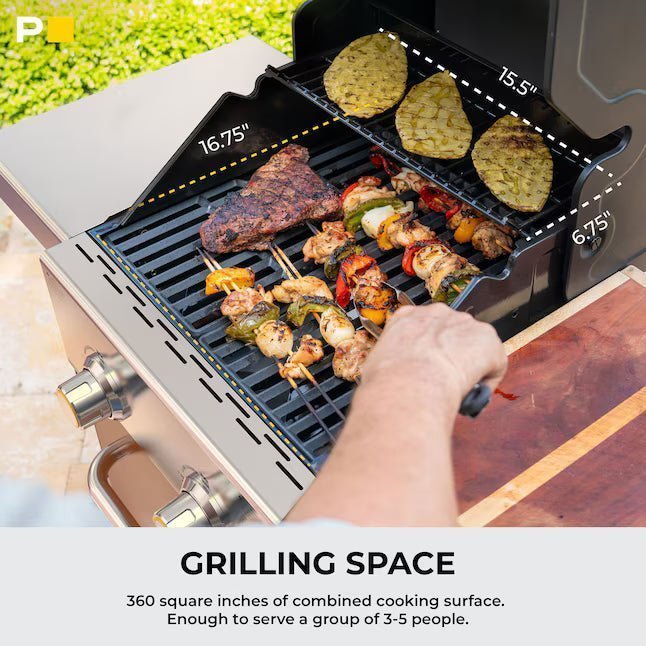 Copper 2 -Burner Liquid Propane Gas Grill - Image 5