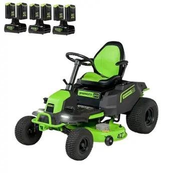 Greenworks 60V 42 inch Cordless Battery CrossoverT Riding Mower + 8.0Ah Batteries & 600w Wall Charger 7432002 - Image 3