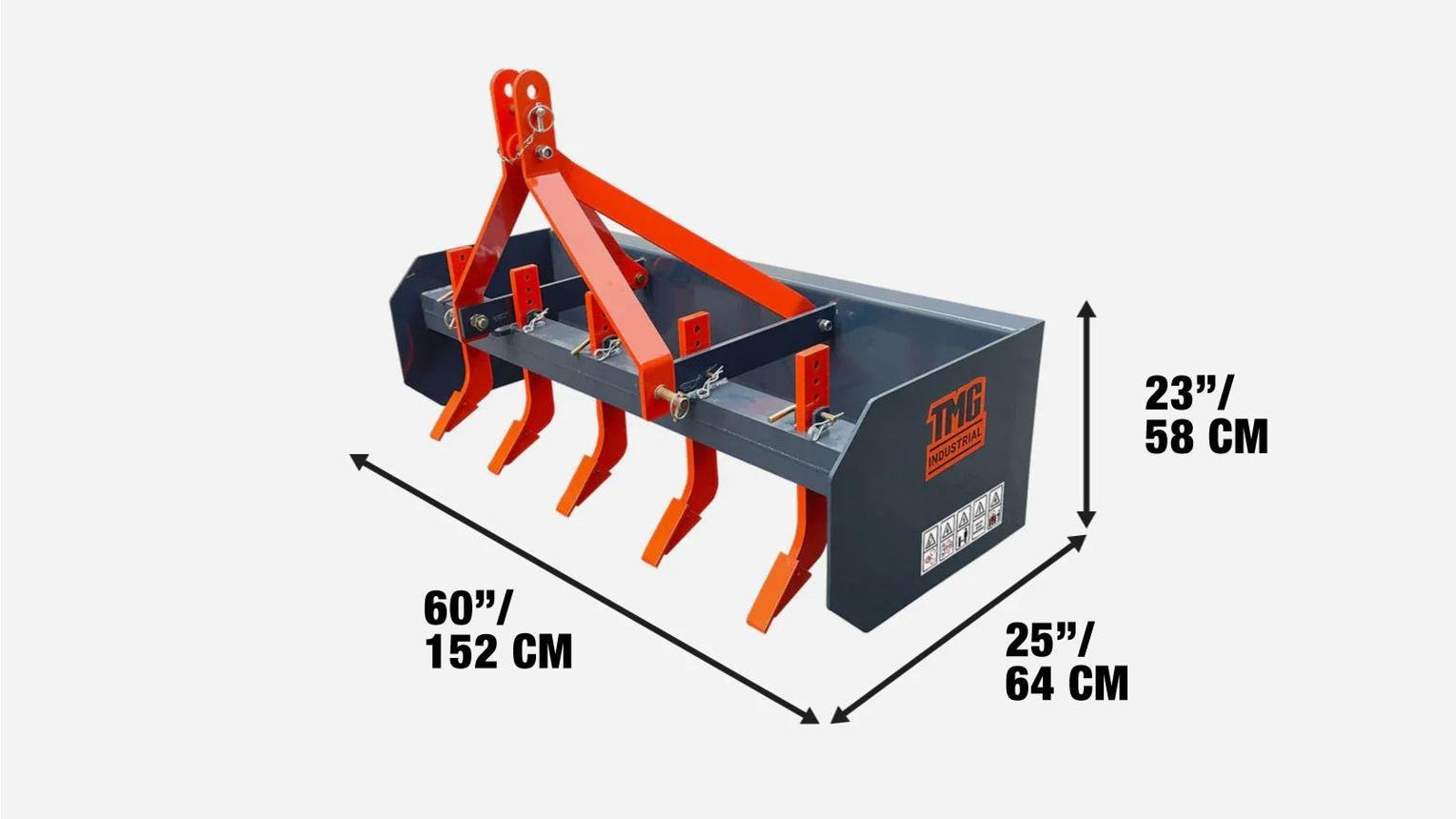 TMG 60” Box Scraper for Tractors - Image 3