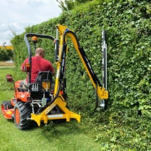Orsi 3- PT Boom Mower ( Hydraulic Arm ) | Model Hedge-160 | Maximum Reach 13' 8" Ft | Horsepower 20-75 HP | For Tractors