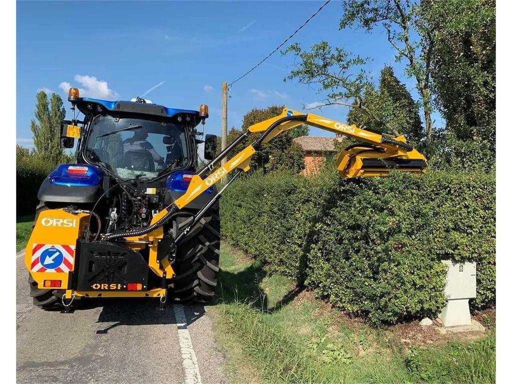 Orsi 3- PT Boom Mower ( Hydraulic Arm ) | Model Hedge-160 | Maximum Reach 13' 8" Ft | Horsepower 20-75 HP | For Tractors - Image 3
