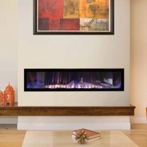Empire Boulevard Vent Free 60 inch Fireplace Gas with Decorative Crushed Glass