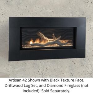 Monessen Artisan 42-Inch Vent-Free Gas Fireplace AVFL42PIP