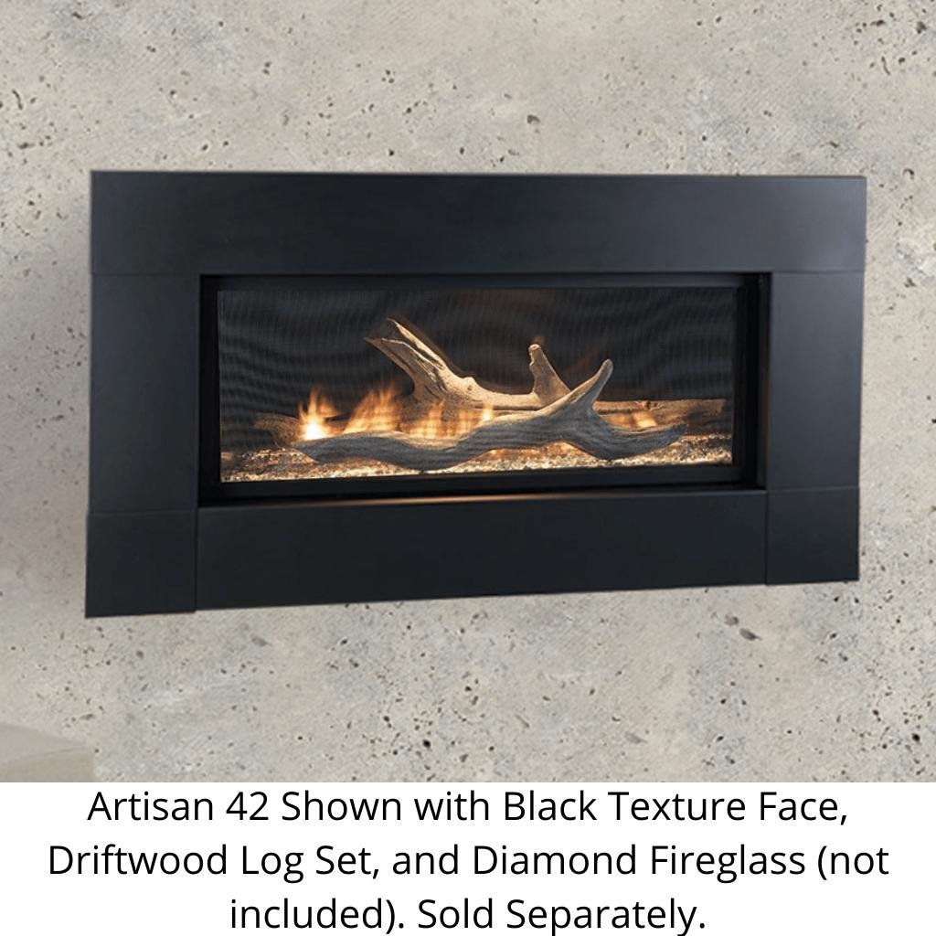 Monessen Artisan 42-Inch Vent-Free Gas Fireplace AVFL42PIP