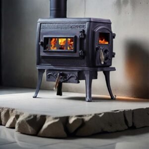Cast iron home heating fireplace Hart Enjoy life