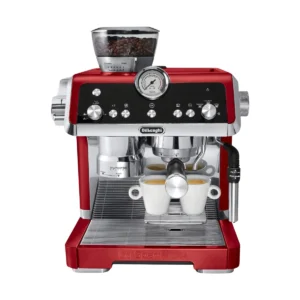 De’Longhi – La Specialista Prestigio Espresso Machine with Active Temperature Control and Dual Heating System – Red