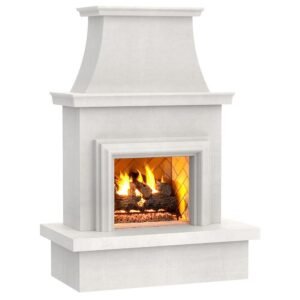 American Fyre Designs Vented Contractor's Fireplace with Moulding