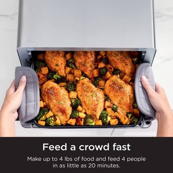 Ninja Flip Toaster Oven & Air Fryer, 8-in-1 Functionality, Flip Up & Away Capability for Storage Space SP151 - Image 2