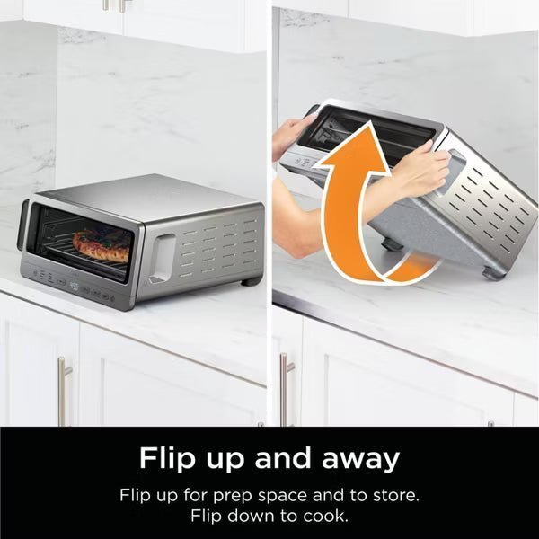 Ninja Flip Toaster Oven & Air Fryer, 8-in-1 Functionality, Flip Up & Away Capability for Storage Space SP151 - Image 6