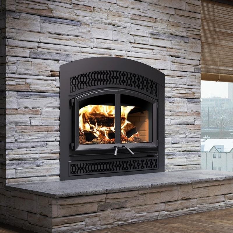 Valcourt Arched Faceplate Waterloo Wood Burning Fireplace fp15a