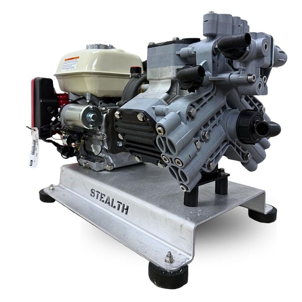 Stealth P40 Soft Wash Skid – 11 GPM, 300 PSI, Honda GX200 Pull Start | Spraywell - Image 3