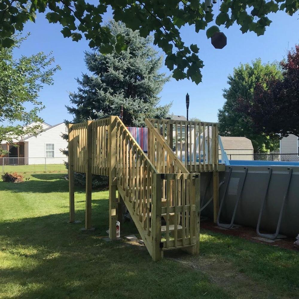4 ft. x 8 ft. Connect-a-Deck and Entry Steps Zone 1 - Image 2