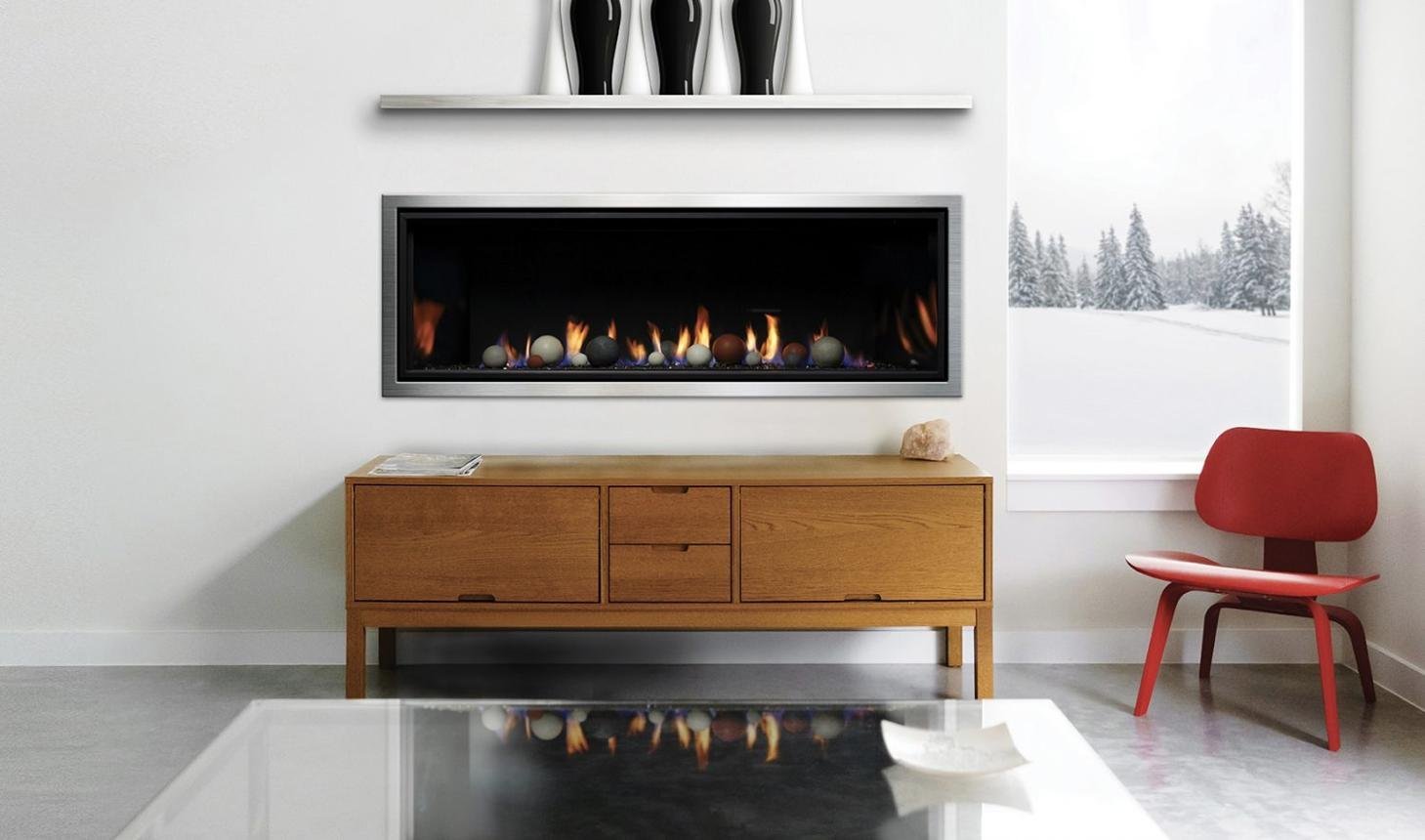 Kingsman 47" Linear Direct Vent Gas Fireplace - Image 2