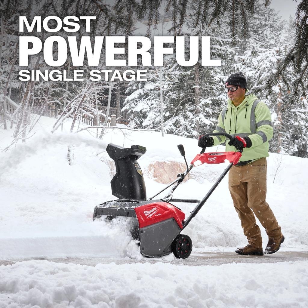 M18 Fuel 21In Auger-Propelled Single Stage Snow Blower Kit by Milwaukee by AM Leonard - Image 2