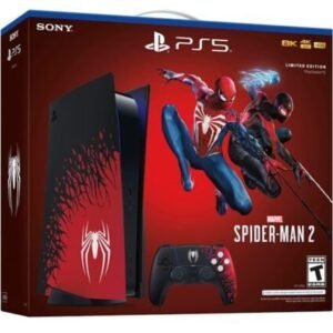 Sony PlayStation 5 PS5 Blu-ray Edition Marvel Spider-Man 2 Console Bundle (US Plug)