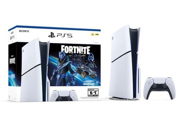 Sony PlayStation 5 PS5 Slim Ultra HD Blu-ray Fortnite Cobalt Star Console (EU Plug)