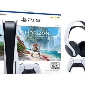 Sony PlayStation 5 PS5 Horizon Forbidden West Blu-ray Console Bundle with PULSE 3D Wireless Gaming Headset – Ultra HD Gaming System 1000032115/1000...