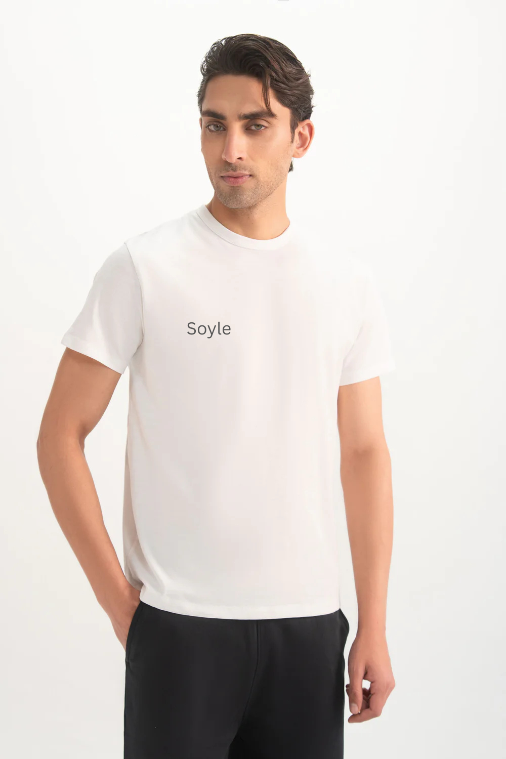 Soyle Classic Crew Neck White Tee - Image 4