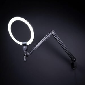 Minerva Beauty Aura LED Ring Light on Flexible Arm Great for social media!
