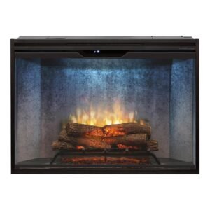 Dimplex Revillusion 42" Built In Electric Firebox with Weathered Concrete