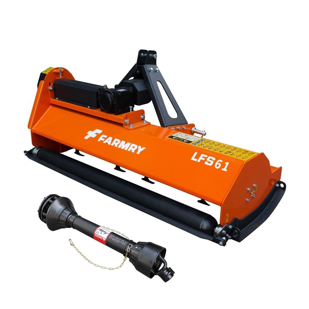 Farmry 61" Flail Mower, 3-Point Hitch, 15-35 HP Tractor, Rear Attached - Image 2