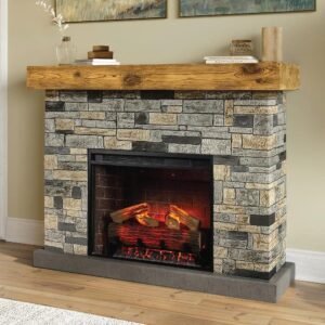 Country Living Dixson Faux Stone Brick Mantel