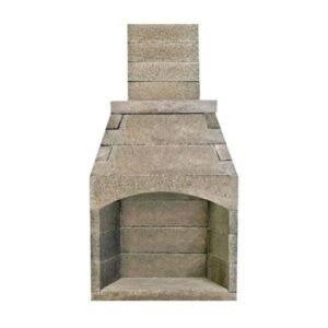 FireRock 30 Inch Traditional Outdoor Fireplace Kit 01FR1030