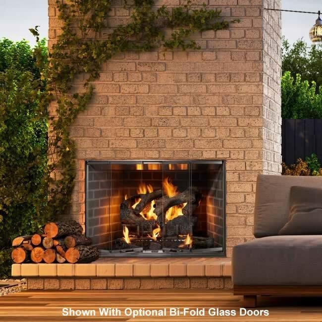 Majestic Cottagewood 42" Traditional Outdoor Wood Burning Fireplace - Image 2