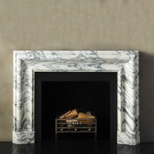 Marble Fire Surround Italian Arabescato