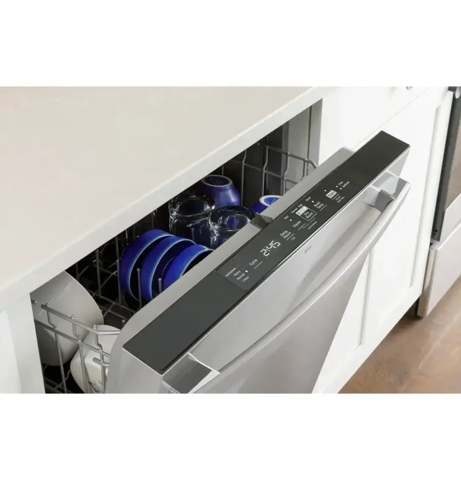 GE – 24″ Top Control Built-In Hybrid Tub Dishwashers with Dry Boost – Stainless Steels - Image 4