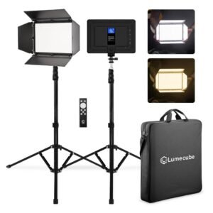 Lume Cube Studio Panel LED 2-Light Kit with Barndoors and Stand