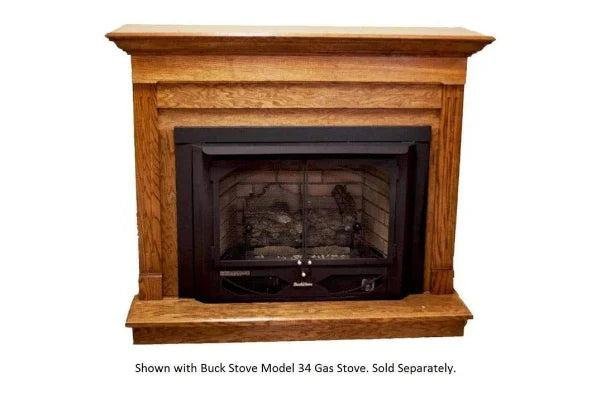 Buck Stove Contemporary Corner Mantel Model 34 - Image 3