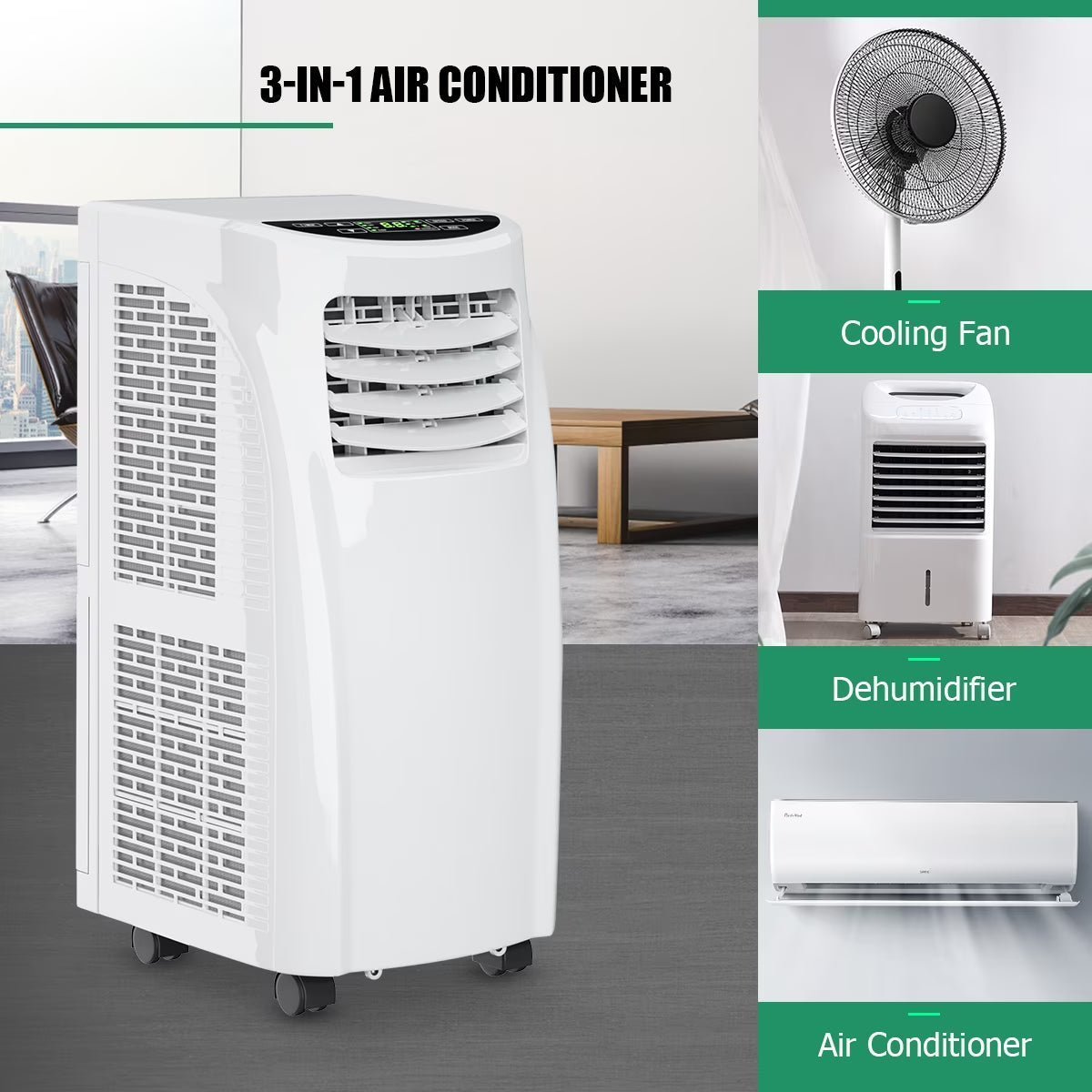 Costway Portable Air Conditioner 5500 BTU Dehumidifier - Image 4