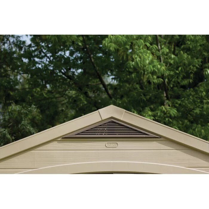 Factor 8 ft. W x 6 ft. D Plastic Storage Shed - Image 6