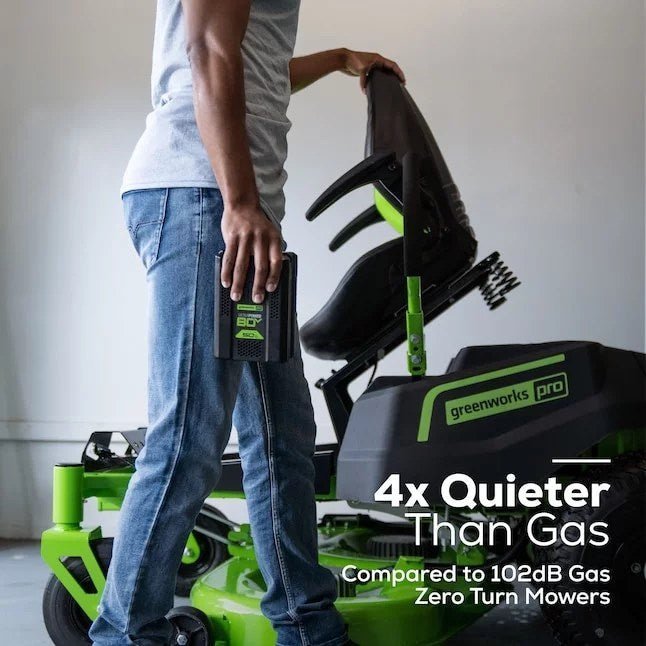 Greenworks Pro Crossover Zero Turn 42-in Lithium Ion Electric Riding Lawn Mower - Image 11
