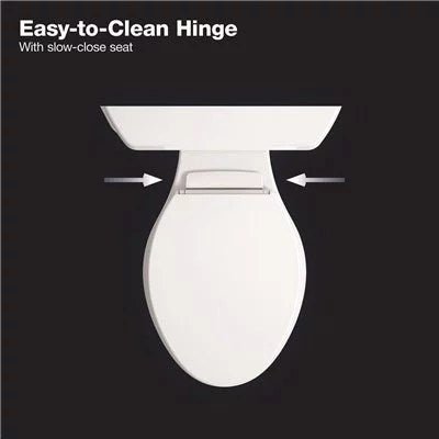 Kohler Highline Arc The Complete Solution 2-piece 1.28 GPF Single Flush Elongated Toilet in White - Image 3