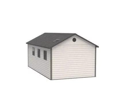 Lifetime 11 Ft. X 21 Ft. Outdoor Storage Shed With Tri-Fold Doors - Image 11