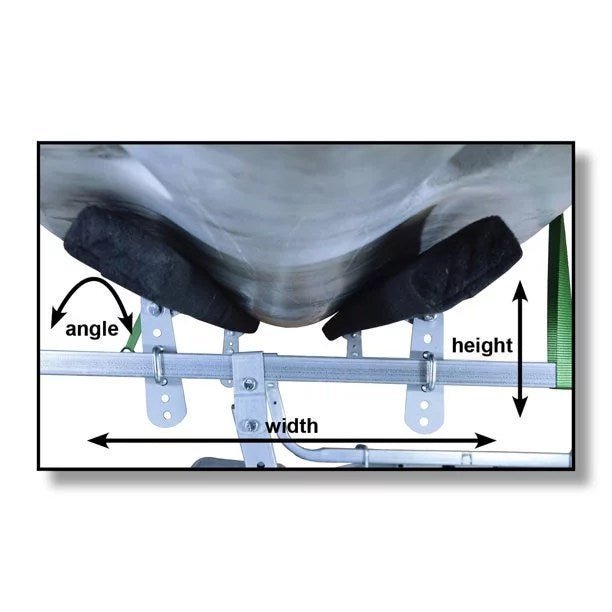Malone EcoLight Single Kayak Trailer Package (1 Set Bunks) - Image 5