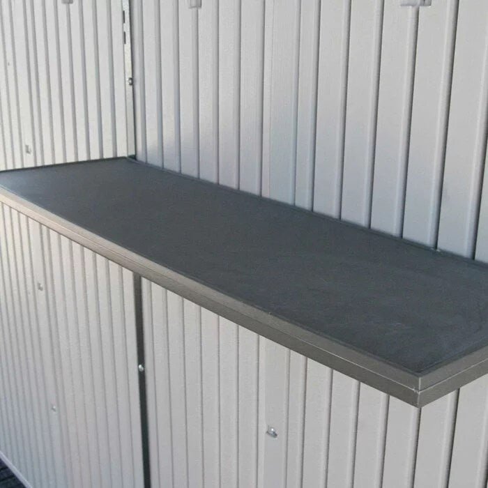 8 Ft. W x 10 Ft. D Plastic Traditional Storage Shed - Image 8