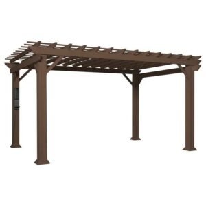 Outdoor Living 14 ft. x 10 ft. Steel Traditional Pergola