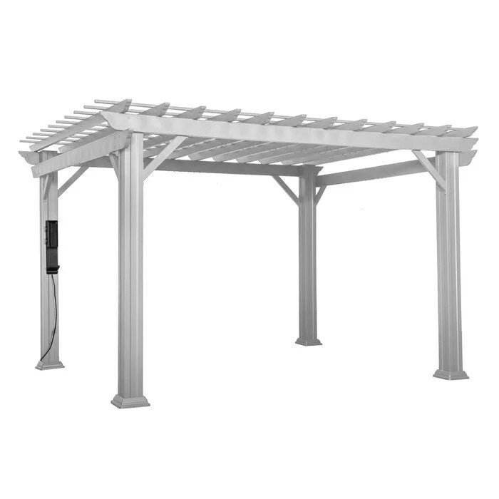 Outdoor Living 16 ft. x 12 ft. Steel Traditional Pergola - Image 2